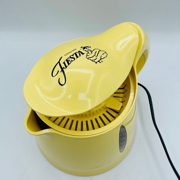 Vintage Fiesta Electric Citrus Juicer Juicing Pitcher Yellow - Picture 3 of 8